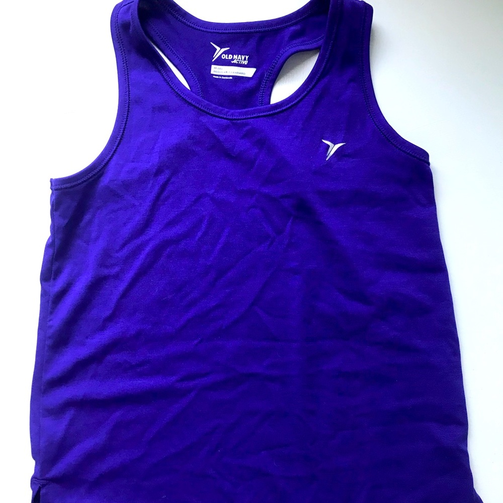 Kids old navy purple tank top